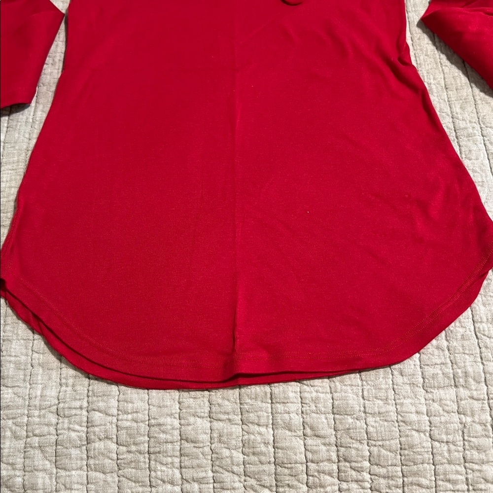 🔥🔥🔥Splendid LS LACE UP TOP - Picture 5 of 8